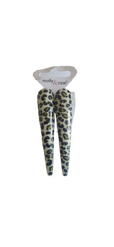 Picture of MOLLY & ROSE ANIMAL PRINT CLIPS X2